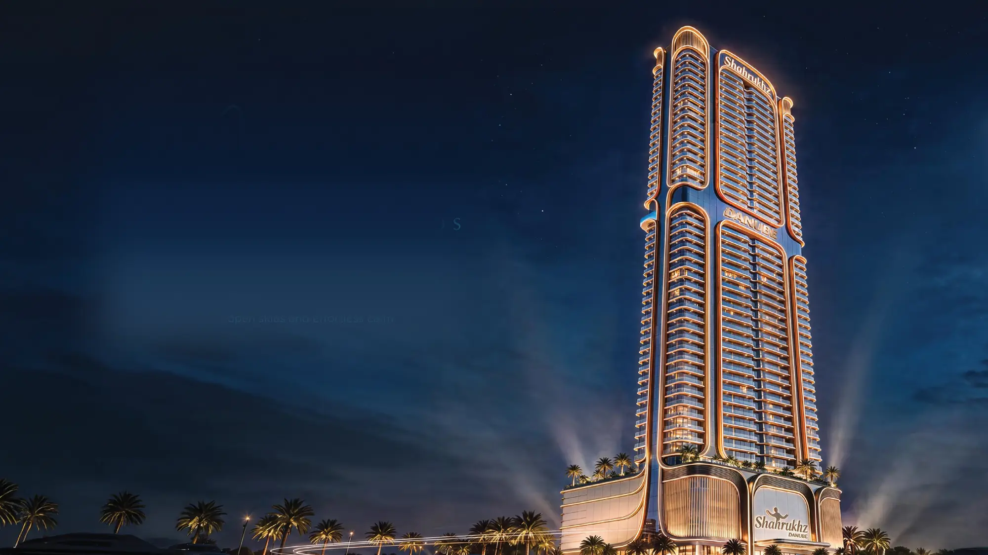 Shahrukhz Residences by Danube architectural render
